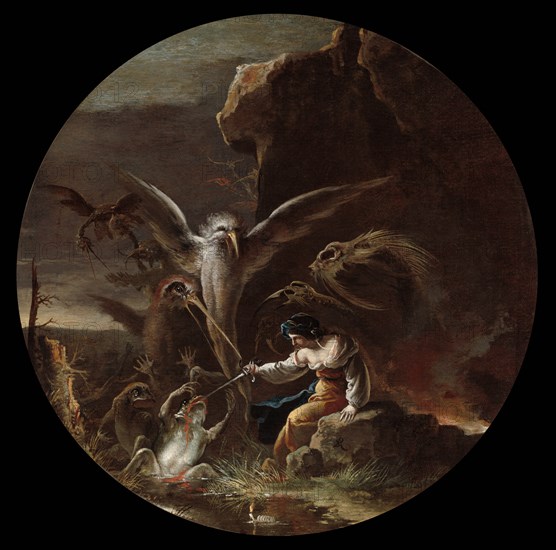 Scenes of Witchcraft, c. 1645-1649. Creator: Salvator Rosa (Italian, 1615-1673).