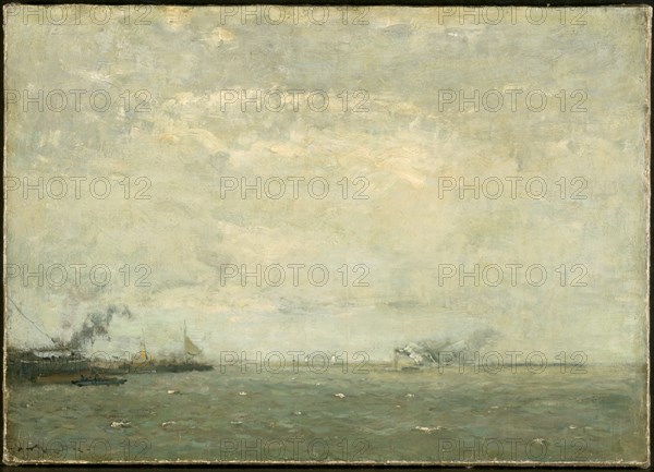 Seascape, 1892. Creator: Henry Ward Ranger (American, 1858-1916).