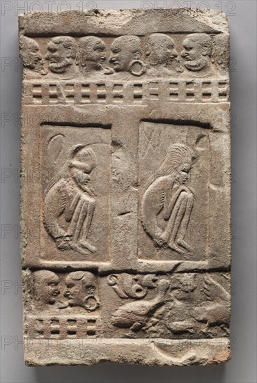 Seated Ascetics, 4th Century. Creator: Unknown.