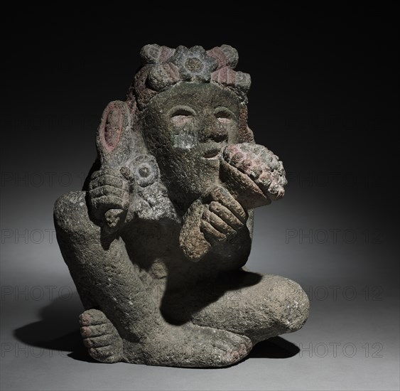 Seated Male Carrying Maize, 1325-1521. Creator: Unknown.