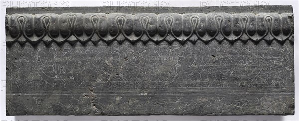 Section of a Coffin Platform: Horizontal Panel, 550-577. Creator: Unknown.