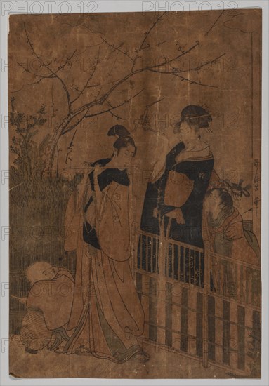 Serenade, 1753-1806. Creator: Kitagawa Utamaro (Japanese, 1753?-1806).
