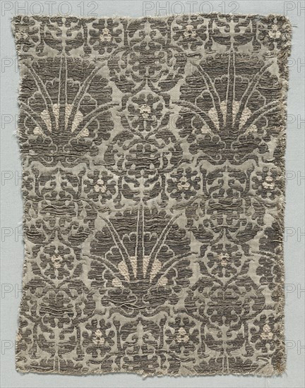 Silk Fragment, 1350-1399. Creator: Unknown.