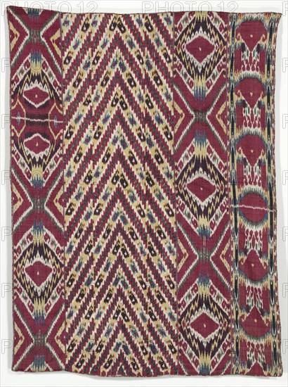 Silk Ikat Wall Hanging (#333), third quarter of the 1800s. Creator: Unknown.