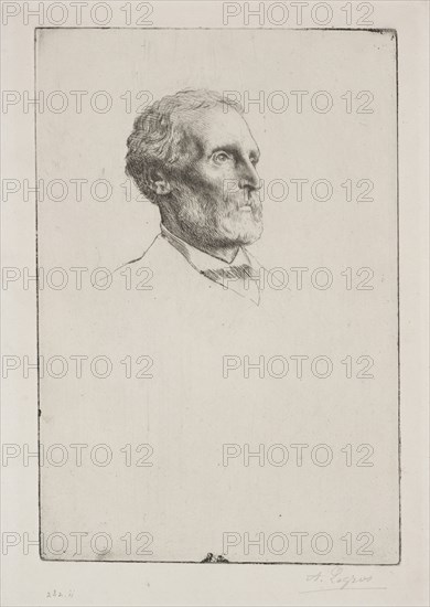 Sir Frederick W. Burton . Creator: Alphonse Legros (French, 1837-1911).