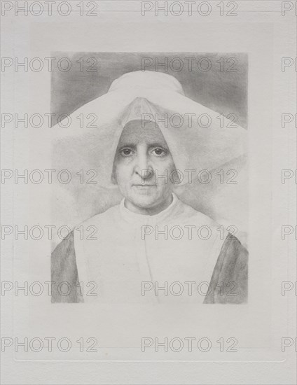 Sister Rosalie, Front View. Creator: Claude-Ferdinand Gaillard (French, 1834-1887).