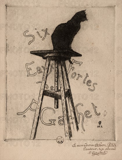 Six Etchings, 1895. Creator: Paul Gachet (French, 1828-1909).