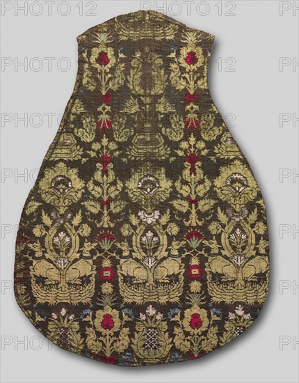 Six-Color Chasuble Front with Animal Pattern, 1415-25. Creator: Unknown.