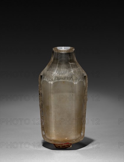 Six-Sided Bottle, 1644-1912. Creator: Unknown.