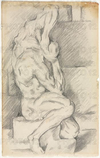 Sketch of Anatomical Sculpture (recto) Sketch of Madame Cézanne (verso) , 1881/84. Creator: Paul Cézanne (French, 1839-1906).