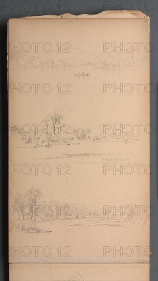 Sketchbook, page 05: "Bethel ME Aug 19th", 1859. Creator: Sanford Robinson Gifford (American, 1823-1880).