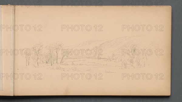 Sketchbook, page 06: "Gorham" (Maine), 1859. Creator: Sanford Robinson Gifford (American, 1823-1880).