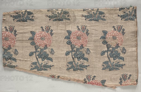 Sleeve with rose bushes and butterflies, early 1600s. Creator: Unknown.