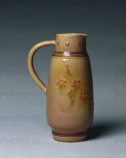 Small Pitcher, 1885. Creator: Martin Rettig (American, 1869-1956); Rookwood Pottery Company (American, established 1880).