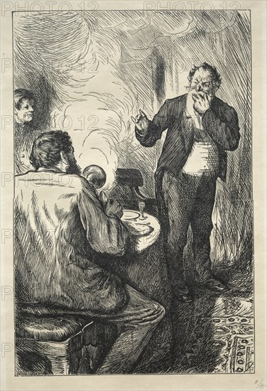 Smoking Strictly Prohibited. Creator: Charles Samuel Keene (British, 1823-1891).