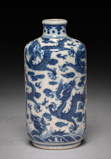 Snuff Bottle , 1661-1722. Creator: Unknown.