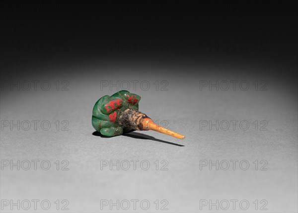 Snuff Bottle with Stopper (stopper), 1800s. Creator: Unknown.