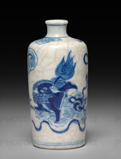 Snuff Bottle with Stopper, 1723-1735. Creator: Unknown.