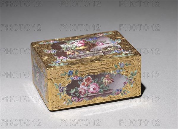 Snuff Box (Tabatière), 1756-1757. Creator: Francois Guillaume Tiron (French).