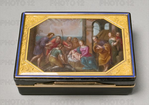 Snuff Box , c. 1810-20. Creator: Pierre-André Montauban (French).