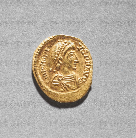 Solidus of Arkadios , 395-408. Creator: Unknown.