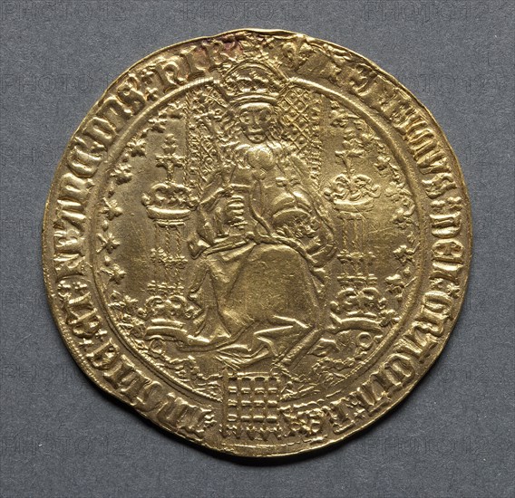 Sovereign (obverse), 1526-1544. Creator: Unknown.