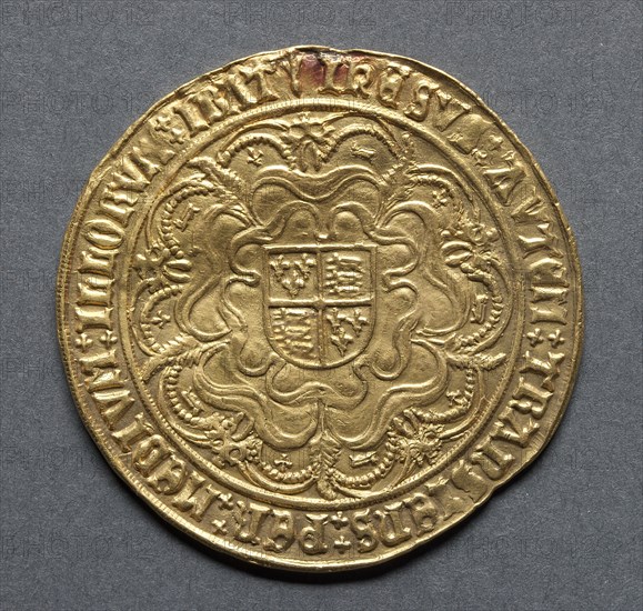 Sovereign (reverse), 1526-1544. Creator: Unknown.