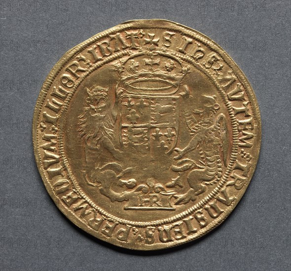 Sovereign (reverse), 1544-1547. Creator: Unknown.