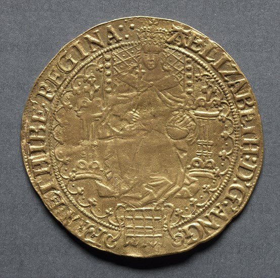 Sovereign of Thirty Shillings (obverse), 1583-1603. Creator: Unknown.