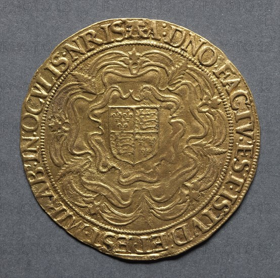 Sovereign of Thirty Shillings (reverse), 1583-1603. Creator: Unknown.