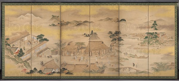 Spring and Autumn Farming (Autumn), 1700s. Creator: Ko Sukoku (Japanese, 1730-1804).