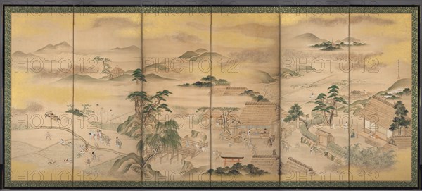 Spring and Autumn Farming, 1700s. Creator: Ko Sukoku (Japanese, 1730-1804).