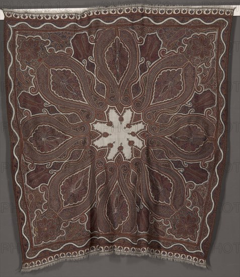 Square Shawl ( "amli"), 1800s. Creator: Unknown.