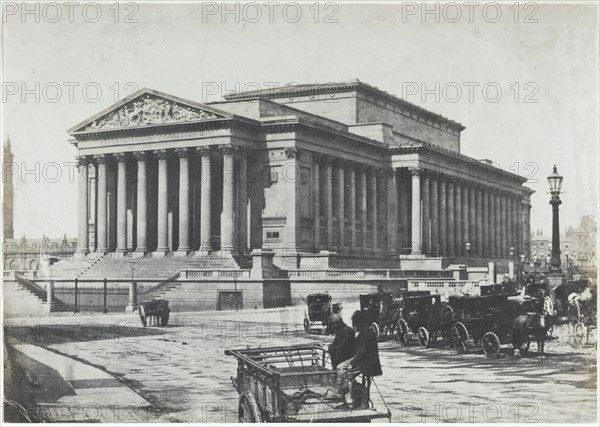 St. George's Hall, Liverpool, 1854. Creator: Thomas Sutton (British, 1819-1875).