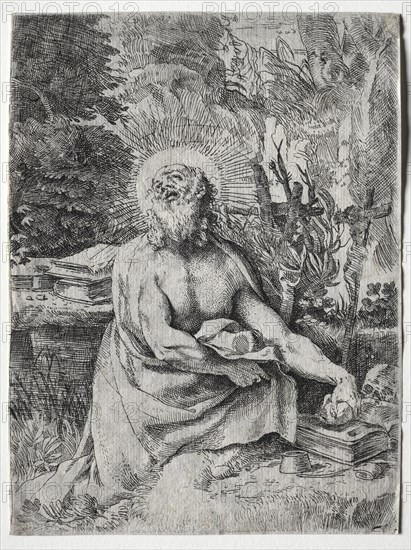 St. Jerome, c. 1591. Creator: Annibale Carracci (Italian, c. 1560-1609).