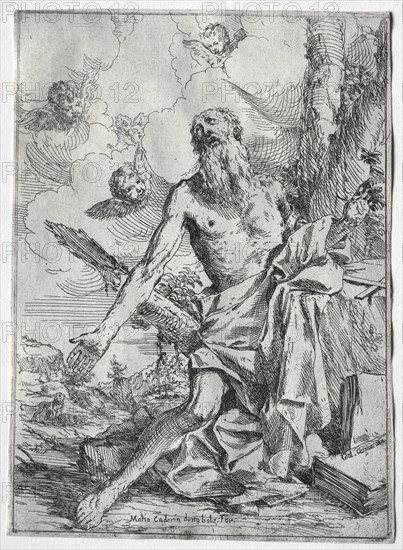 St. Jerome. Creator: Giulio I Carpioni (Italian, 1611-1674).