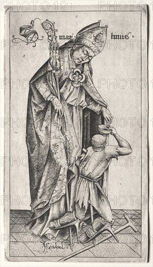 St. Martin. Creator: Israhel van Meckenem (German, c. 1440-1503).