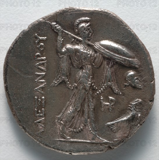 Stater: Athena and Eagle (reverse), 305-285 BC. Creator: Unknown.