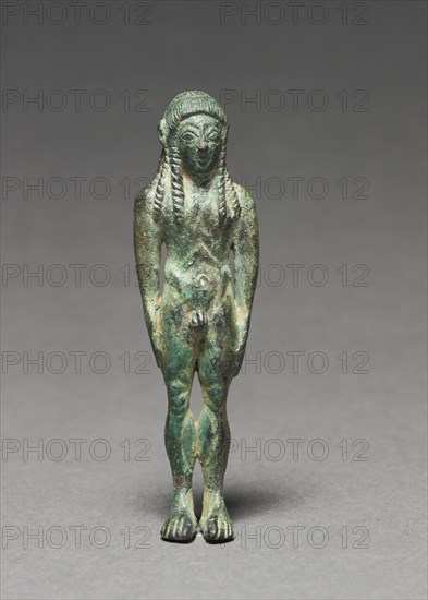 Statuette of a Kouros, 600-500 BC. Creator: Unknown.