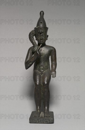 Statuette of Harpocrates, 304-30 BC. Creator: Unknown.