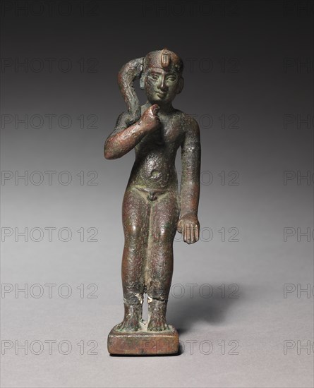 Statuette of Harpocrates, 305-30 BC. Creator: Unknown.