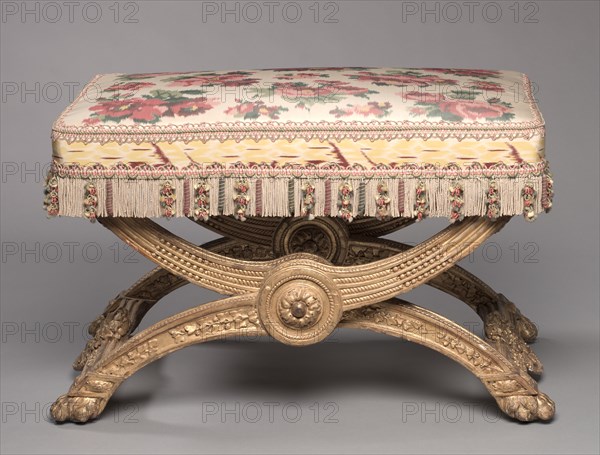 Stool, 1786-1787. Creator: Jean-Baptiste-Claude Sené (French, 1748-1803).