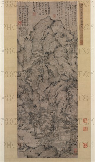Streams and Mountains, 1372. Creator: Xu Ben (Chinese, 1335-1380).