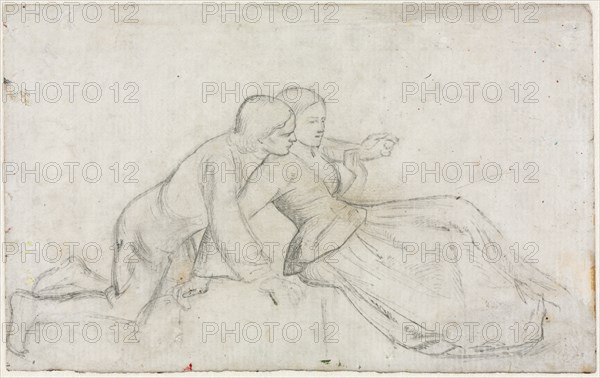 Study for "The Hireling Shepherd", 1851. Creator: William Holman Hunt (British, 1827-1910).