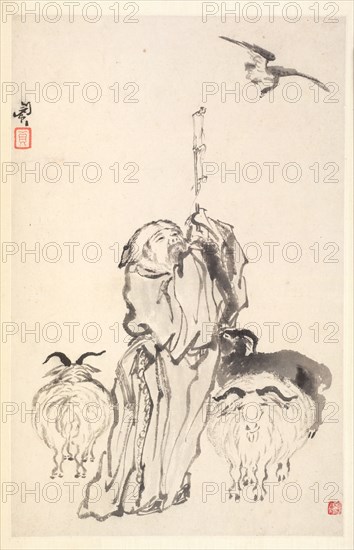 Su Wu the Shepherd, 1788. Creator: Min Zhen (Chinese, 1730-after 1788).