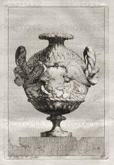 Suite of Vases: Plate 19, 1746. Creator: Jacques François Saly (French, 1717-1776).