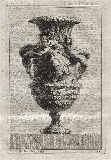 Suite of Vases: Plate 26, 1746. Creator: Jacques François Saly (French, 1717-1776).