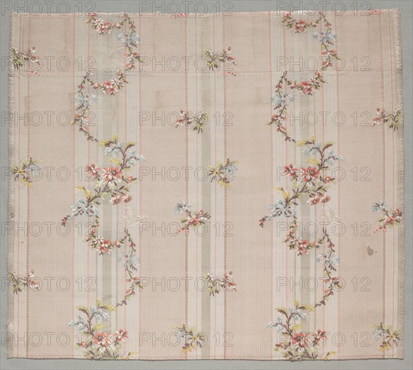 Taffeta Fragment, 1774-1793. Creator: Unknown.