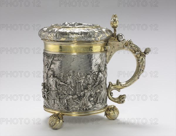 Tankard, c. 1680. Creator: Andreas Brachfeldt (Russian, born Latvia, active 1661-1697).