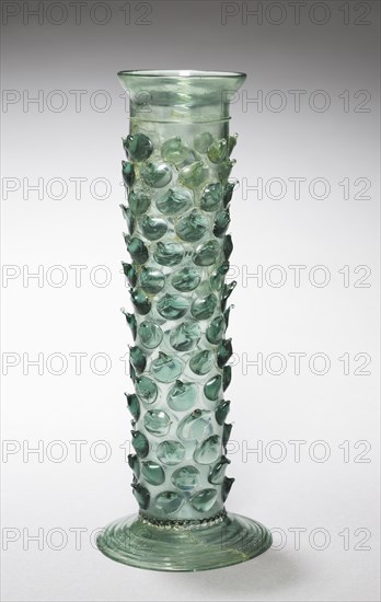 Tall Beaker with Prunts (Stangenglas), late 1400s. Creator: Unknown.
